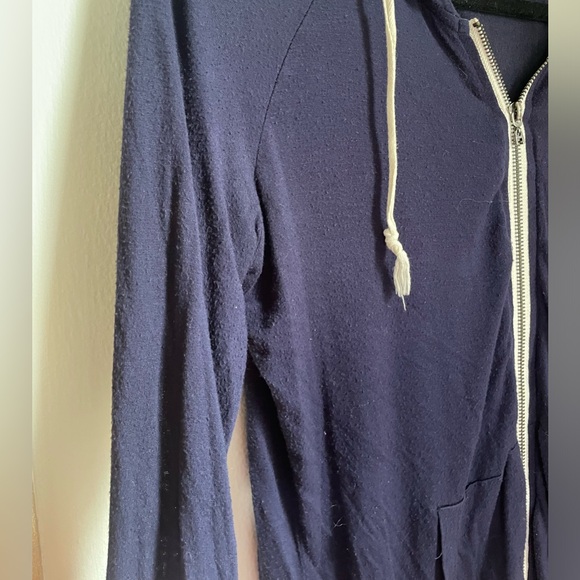 Blue Zip Up Hoodie - Picture 2 of 10